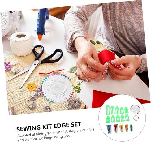 Gadpiparty Bias Tape Maker Kit for Sewing and Quilting 1 Set of Fabric Binding Tools for DIY Projects Includes Sewing Clips and Quilting Pins for Fabric Crafts and Patchwork in Saudi Arabia