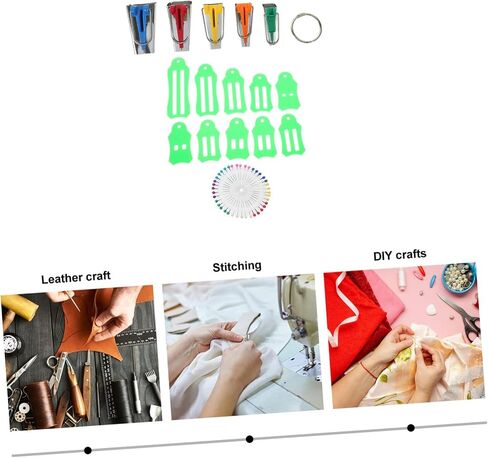 Veemoon Professional Bias Tape Maker Tool Fabric Sewing Kit DIY Quilting Tools Sewing Supplies in Saudi Arabia