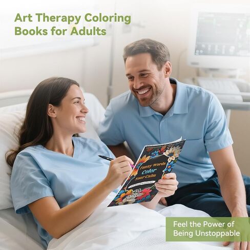 Hueclor 300GSM سمك القسم كلمة كتاب تلوين الكبار للنساء الاسترخاء مع 36 علامة و 40 أنماط روحيا دوامة ملونة الهادئة لا تنزف للإناث الذكور في سن المراهقة تخفيف الإجهاد in Kuwait