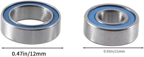 RC Car Parts Compatible with Tamiya for TT02B 1/10 RC Car Upgrade Parts Accessories 16Pcs Sealed Bearing Kit Replacement in Saudi Arabia