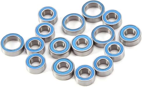 Compatible with Tamiya for TT02 TT02D 1/10 RC Car Upgrades Parts Accessories 16PCS Rubber Sealed Ball Bearing Kit RC Car Part Accessories in Saudi Arabia