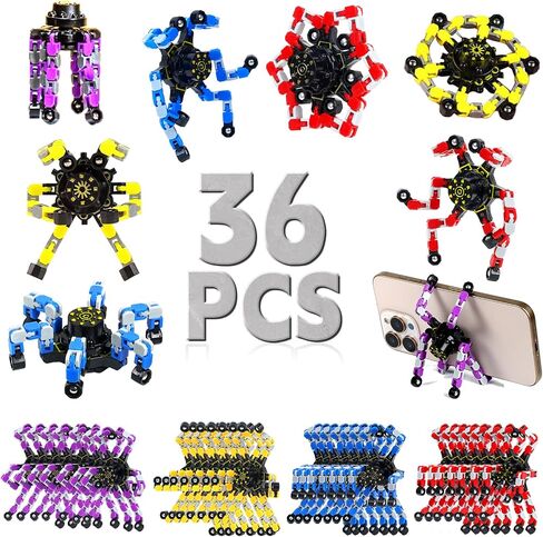 36pcs تململ ألعاب كبيرة القابلة للتحويل تململ الحفلات الحفلات الهدايا السفر الحسية لصالح سلة عيد الفصح حفل ​​عيد ميلاد مكافآت المدرسة in Kuwait