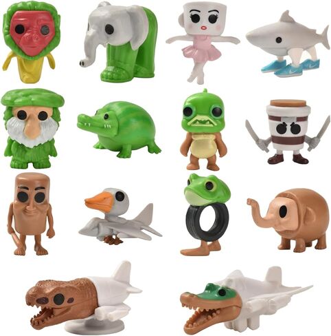 Italian Brainrot Toys,Tralalero Tralala Action Figures, 8PCS Brainrot Meme Shark Figures,Tung Tung Tung Sahur, BRR BRR Patapim for Fans Office Room Figurine Decor in Kuwait