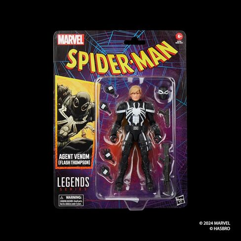 Marvel Legends Series Agent Venom (Flash Thompson), Retro Comics Collectible 6-Inch Scale Action Figure in Saudi Arabia