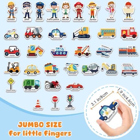 مغناطيس الثلاجة للأطفال الصغار 1-3 ، الألعاب المغناطيسية للثلاجة للبنين الفتيات ، 35 PCS Foam Farm & Animals ، ألعاب التعلم في مرحلة ما قبل المدرسة ، هدية عيد ميلاد تعليمية مثالية للأطفال من عمر 3 سنوات in Kuwait