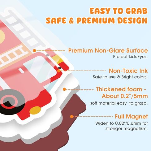 مغناطيس الثلاجة للأطفال الصغار 1-3 ، الألعاب المغناطيسية للثلاجة للبنين الفتيات ، 35 PCS Foam Farm & Animals ، ألعاب التعلم في مرحلة ما قبل المدرسة ، هدية عيد ميلاد تعليمية مثالية للأطفال من عمر 3 سنوات in Kuwait