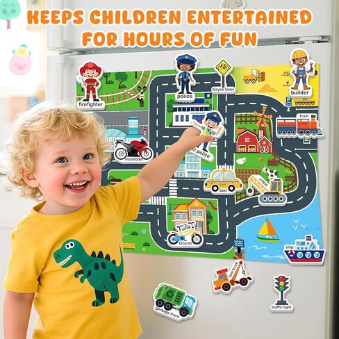 مغناطيس الثلاجة للأطفال الصغار 1-3 ، الألعاب المغناطيسية للثلاجة للبنين الفتيات ، 35 PCS Foam Farm & Animals ، ألعاب التعلم في مرحلة ما قبل المدرسة ، هدية عيد ميلاد تعليمية مثالية للأطفال من عمر 3 سنوات in Kuwait