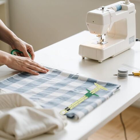 مقياس الخياطة 5-in-1 مقياس انزلاق على شكل حرف T 4 أجهزة كمبيوتر مثقفة أداة خياطة النسيج أداة لقياس المسطرة لقياس صياغة الحياكة in Kuwait