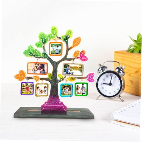 Doitool 1SET على شكل شجرة إطار الصورة القالب DIY سطح المكتب تزويد سطح المكتب من السهل استخدام قالب سيليكون الإيبوكسي لزخارف صورة فريدة من نوعها للمواد الآمنة للحرف الإبداعية in Saudi Arabia