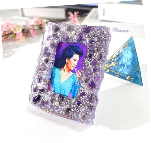 Gadpiparty 1pc Silicone Photo Frame Mold for Epoxy Crafts Easy to Use Geometric Frame Making Tool for Home Decor for Enthusiasts in Saudi Arabia
