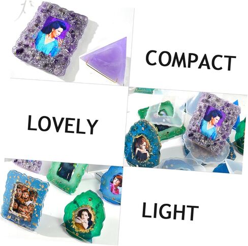 Gadpiparty 1pc Silicone Photo Frame Mold for Epoxy Crafts Easy to Use Geometric Frame Making Tool for Home Decor for Enthusiasts in Saudi Arabia