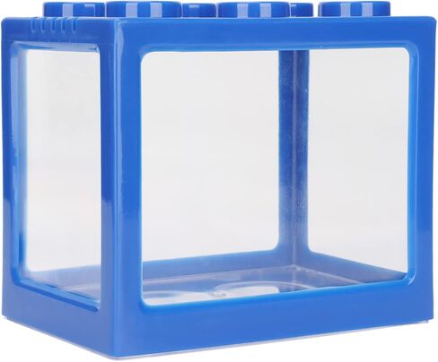 Mini Fish, Small Betta Fish Stackable Cube with Fish Decor Desktop Micro Landscape LED Fish for Office Home Desk Decoration in Saudi Arabia