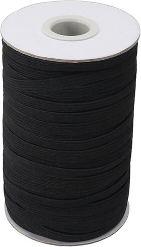 6mm *55 Yards Elastic Bands 1/4 inch Sewing Flat Stretch Strap for DIY Projects,Pants, Clothing & DIY Crafting (White) in Saudi Arabia