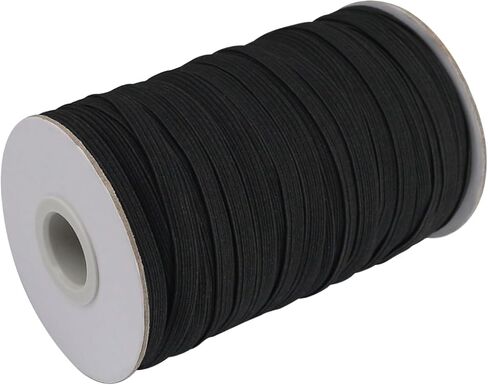 6mm *55 Yards Elastic Bands 1/4 inch Sewing Flat Stretch Strap for DIY Projects,Pants, Clothing & DIY Crafting (White) in Saudi Arabia