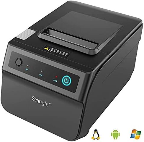 SGT-88IV Desktop USB Direct Thermal POS Receipt Printer - with USB/Serial/Ethernet Ports - Work on Windows XP//7/8/8.1/10/Linux/Android in Saudi Arabia