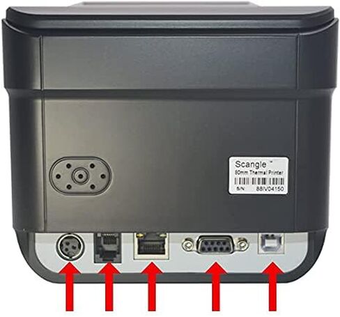 SGT-88IV Desktop USB Direct Thermal POS Receipt Printer - with USB/Serial/Ethernet Ports - Work on Windows XP//7/8/8.1/10/Linux/Android in Saudi Arabia