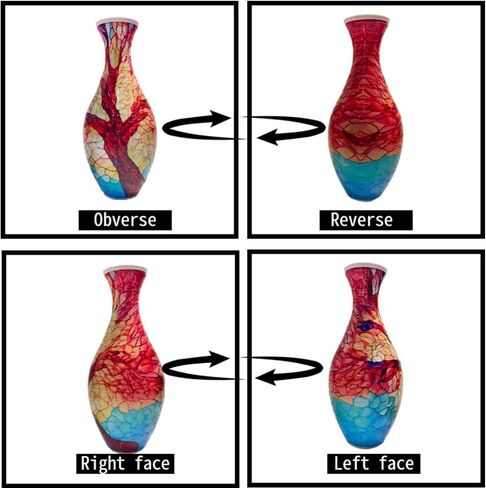 3D Vase Puzzle for Adults Room Decor Puzzles- Reusable Flower Vase with Tree of Life Design, Dust-Free Plastic Crafts，House Warming Gift for Flower Arrangements and Home Decoration in Saudi Arabia