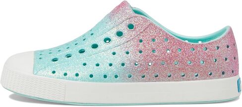 Native Shoes Jefferson Bling (Toddler) Hollywood Hydrangea Bling/Shell White 1 8 Toddler M in Saudi Arabia