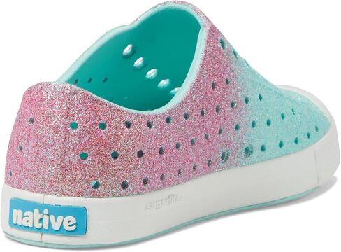 Native Shoes Jefferson Bling (Toddler) Hollywood Hydrangea Bling/Shell White 1 8 Toddler M in Saudi Arabia