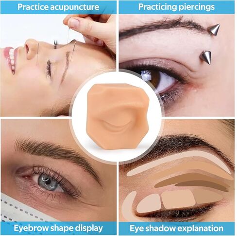 Single Left Eye, Soft Silicone Eye Model for Practicing Piercing, Suture, Silicone Flexible Model for Education Display, Rubber Eye for Teaching Instructions in Saudi Arabia