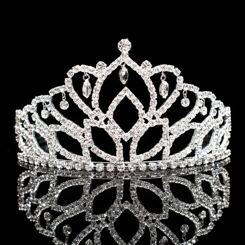 Anderson's Royal Grandeur Set, Mirabella Tiara/Crushed Satin Crown/Silver Band/Fur Trim in Saudi Arabia