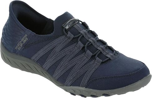 Skechers Women's Breathe Easy - Roll with Me Sneakers | Modern Comfort Casual, Slip-ins, Relaxed Fit, Air-Cooled Memory Foam, Machine Washable, Vegan in Saudi Arabia
