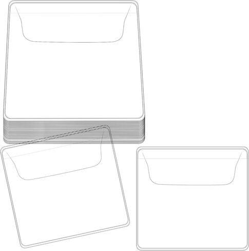 أكمام عملة جيب فردية 25pcs ، حاملي عملة بلاستيكية واضحة صفحات واقية من الأكياس الصغيرة للحماية in Saudi Arabia