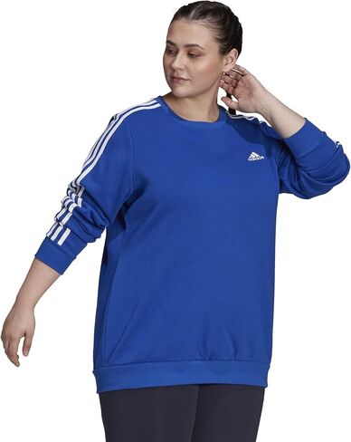 adidas Essentials 3-Stripes Womens Fleece Sweatshirt XS in Saudi Arabia