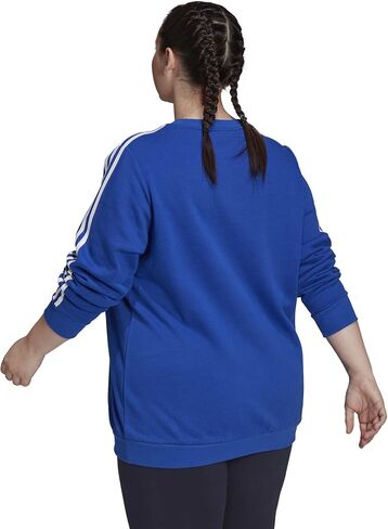 adidas Essentials 3-Stripes Womens Fleece Sweatshirt XS in Saudi Arabia