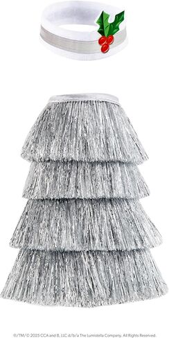 The Elf on the Shelf Claus Couture Collection Tiny Tinsel Dress - فستان قزم عتيق مبهر - Scout Elf غير مدرج in Saudi Arabia