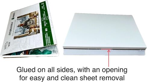 Marie's Watercolor Paper, Watercolor Paper Block, 140lb 300 GSM, Anti-Buckling, 100% Cotton Smooth Surface, Acid Free, High Water Absorbency, Cold Press 7.1"x 5" in Saudi Arabia