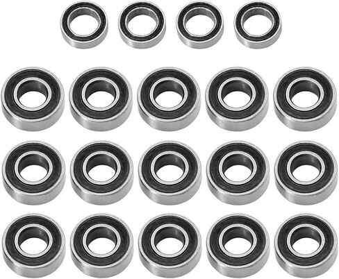 متوافق مع Traxxas للاشمئزاز لقطع نطاق لدعامات 2WD 1/10 RC Car Parts Accessories 19pcs محمل مختومة مجموعة RC Car ترقية الأجزاء in Saudi Arabia
