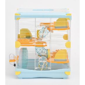 PETZHUBO Hamster Cage Small Animal Cage 3 Layers Cage Size：14.17"(W) X10.63(L) X16.73 (H) Suitable for Hamsters up to 3.5 inch in Length. in Saudi Arabia