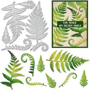 Benecreat Moears Die Cuts لصنع البطاقات ، يترك قطع القطع استنسل للاختراق ، وقطع النقش في الألبوم Diy الألبوم صنع البطاقات الورقية in Kuwait