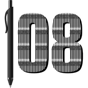 108 Pack Black Pens - Bulk Pens 1.0mm Medium Point Ballpoint Pens Smooth Writing No Bleed Retractable Black Ink Pen in Saudi Arabia