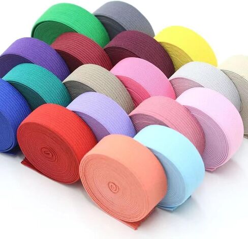 Elastic Band for Sewing 3/4 inch Wide Waistband Elastic for Dressmaking, Headbands, Trouser, Wig Band, DIY Craft in Saudi Arabia