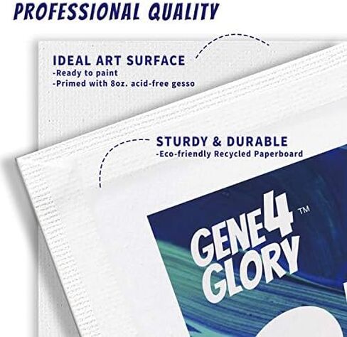 Canvases for Painting Super Value 8 x 10 inch-40 Pack, Artist Blank Canvas Boards- Oil & Acrylic Painting Canvas Panels in Saudi Arabia