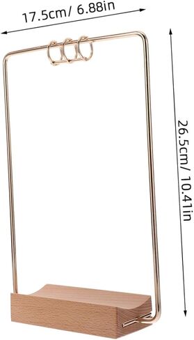 1 Set Iron Flip Calendar Stand Rack Calendar Display Stand for Home Office Decor User Friendly Design for Easy Page Flipping Functional Accessory for Desk Organization in Saudi Arabia
