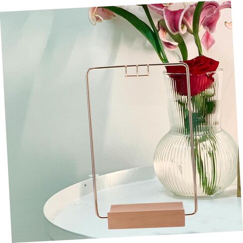 1 Set Iron Flip Calendar Stand Rack Calendar Display Stand for Home Office Decor User Friendly Design for Easy Page Flipping Functional Accessory for Desk Organization in Saudi Arabia