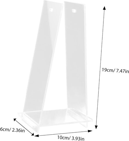 Transparent Acrylic Desk Calendar Stand Modern Calendar Holder for Home Office Stylish Display Rack for Daily Planning and Portable in Saudi Arabia