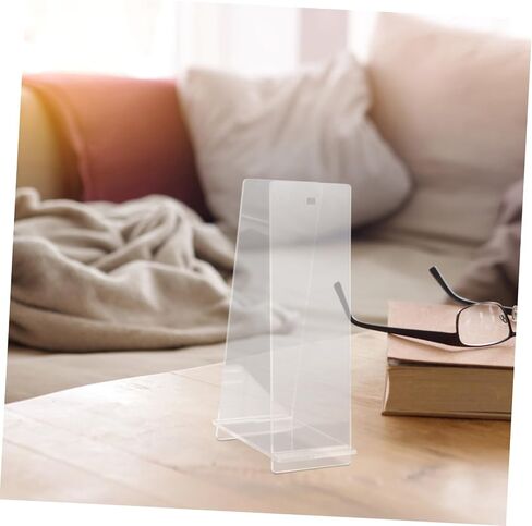 Transparent Acrylic Desk Calendar Stand Modern Calendar Holder for Home Office Stylish Display Rack for Daily Planning and Portable in Saudi Arabia