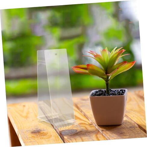 Transparent Acrylic Desk Calendar Stand Modern Calendar Holder for Home Office Stylish Display Rack for Daily Planning and Portable in Saudi Arabia