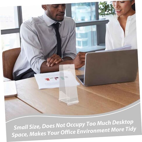 Transparent Acrylic Desk Calendar Stand Modern Calendar Holder for Home Office Stylish Display Rack for Daily Planning and Portable in Saudi Arabia