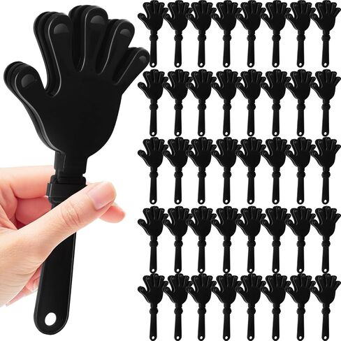 50 PCS Hand Clappers Noisemakers 7.5 بوصة Clappers Noisemakers Clappers Hand Clappers for Anmides Game Football Events Provessing Cheers Supplies Football Football Football (Green) in Saudi Arabia