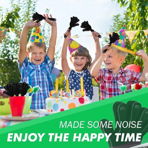 50 PCS Hand Clappers Noisemakers 7.5 بوصة Clappers Noisemakers Clappers Hand Clappers for Anmides Game Football Events Provessing Cheers Supplies Football Football Football (Green) in Saudi Arabia