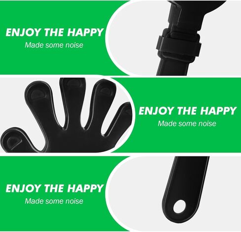 50 PCS Hand Clappers Noisemakers 7.5 بوصة Clappers Noisemakers Clappers Hand Clappers for Anmides Game Football Events Provessing Cheers Supplies Football Football Football (Green) in Saudi Arabia