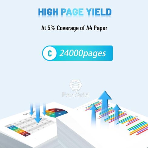 خرطوشة الحبر Cyan W9151MC متوافقة مع HP Color MFP E78625DN E78630DN E78635DN (Cyan ، 24000 صفحة) in Kuwait