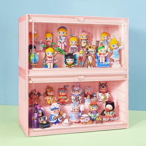 Pop Mart Luminous Display Container (Pink) ، علبة حاوية عرض لمجموعة ألعاب Blind Box in Saudi Arabia