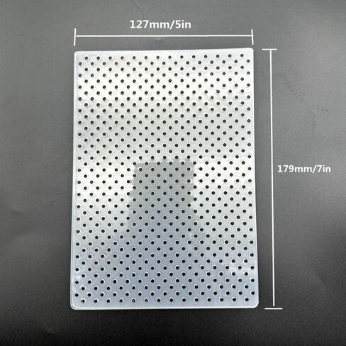 3D Plastic Embossing Folder Template Polka dot Texture 5x7 Inch for Card Making DIY Scrapbooking Paper Crafting Handmade Crafts Scrapbooking Arts Supplies Scrapbook Decor in Saudi Arabia