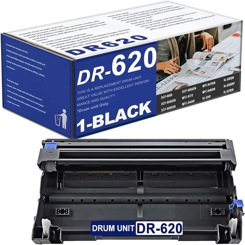 DR620 DR-620 Drum Unit Replacement for Brother DR620 Drum Unit MFC-8370 8480DN 8660DN 8460N 8470DN 8670DN 8680DN 8690DN 8860DN 8870DW 8880DN 8890DW Printer(1 Pack,Black Toner is not Included) in Saudi Arabia